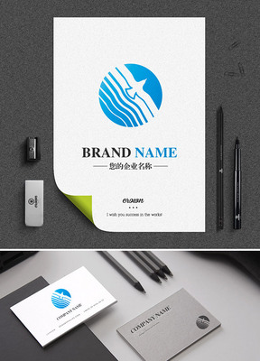 積極飛鳥Logo創意海鳥標志設計下載-編號16603307-商業服務Logo創意設計服務